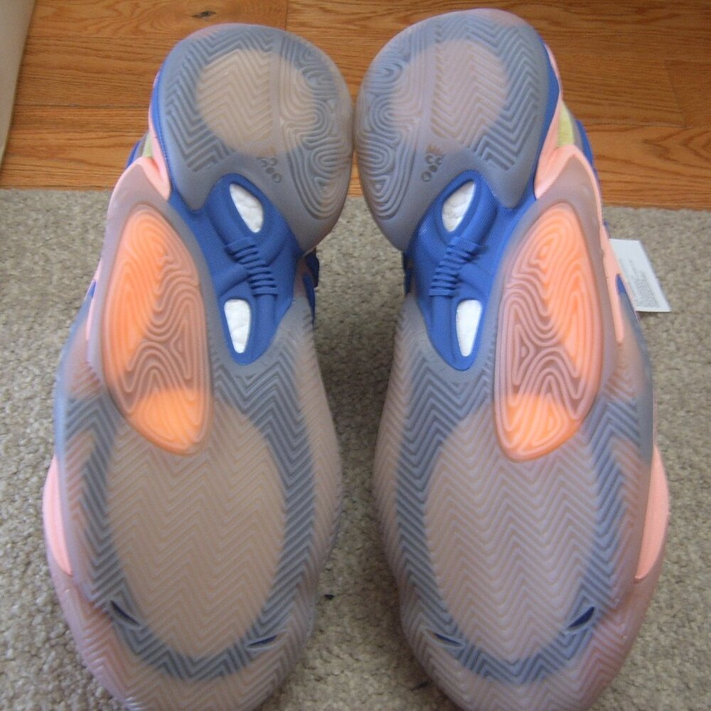 Size 10.5 adidas Pharrell x Crazy BYW 0 To 60 STMT Reflexology Shoes New w/Box - Picture 7 of 10